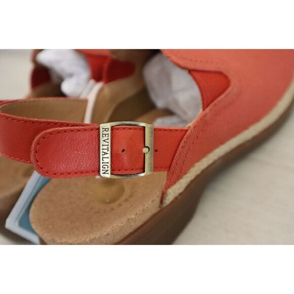 Revitalign Women's Sz 8.5D Brick Red Ventura Canvas Clogs - Picture 7 of 8